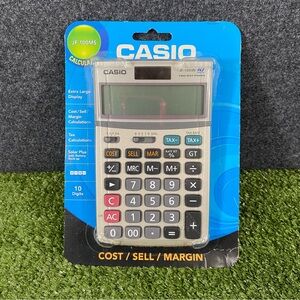 Casio Solar Tax Calculator JF-100MS Cost Sell Margin Calculations LCD Display